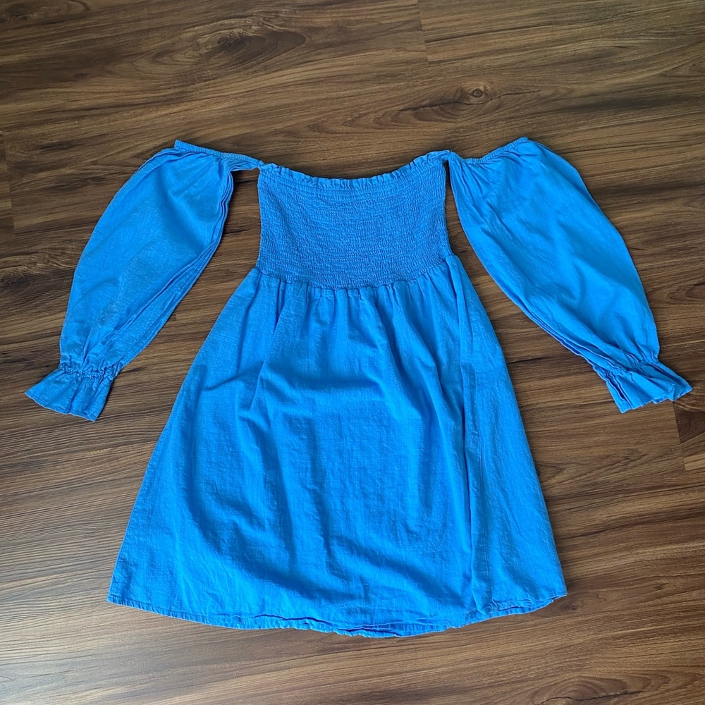Elloh size medium‎ blue dress EUC